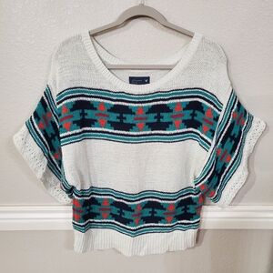American Eagle Southwestern Knit Crop Sweater – Size‎ Large